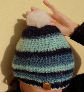 Berretta Biblu Pezzo unico Fatta a mano in Italia