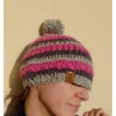 Berretta Grigriro Pezzo unico Fastta a mano i Italia