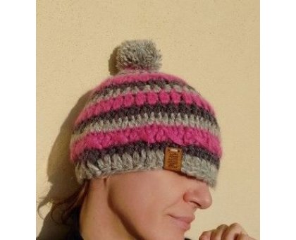 Berretta Grigriro Pezzo unico Fastta a mano i Italia