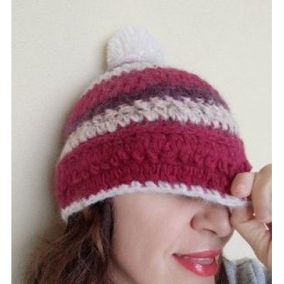 Berretta Borravina Pezzo unico Fatta a mano in Italia