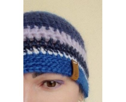 Berretta Blublulil Pezzo unico Fatto a mano in Italia