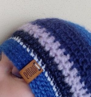 Berretta Blublulil Pezzo unico Fatto a mano in Italia