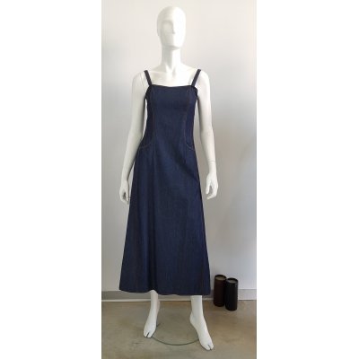 Abito jeans lungo Croche' Mod. 454