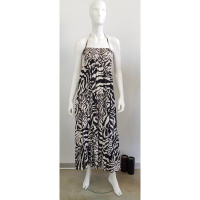 Abito lungo donna zebrato moki b Mod. 0313