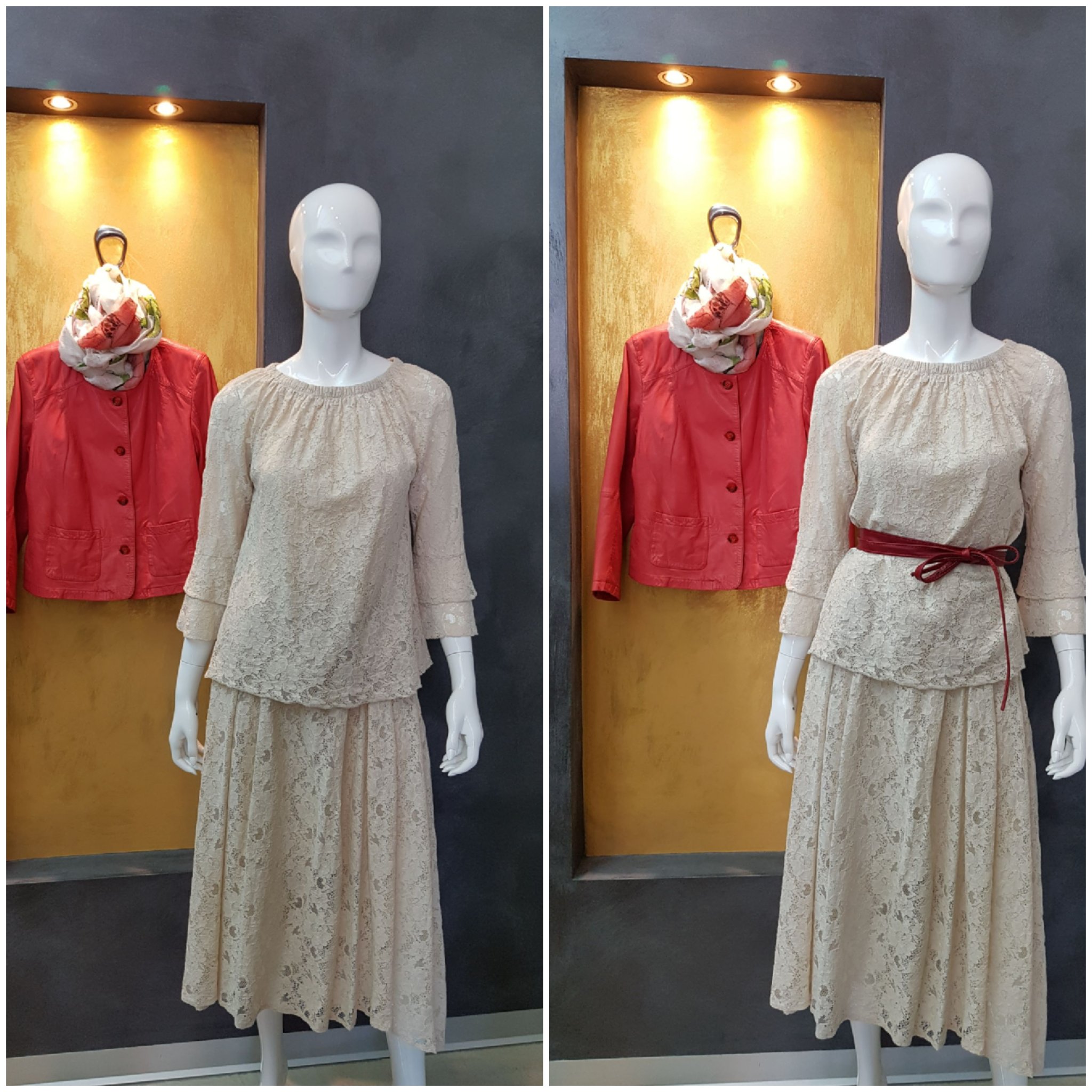 Maglia donna in pizzo Moki b Mod. 0110