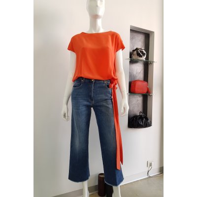 Jeans largo donna lavaggio medio PT TORINO Mod. TRACY