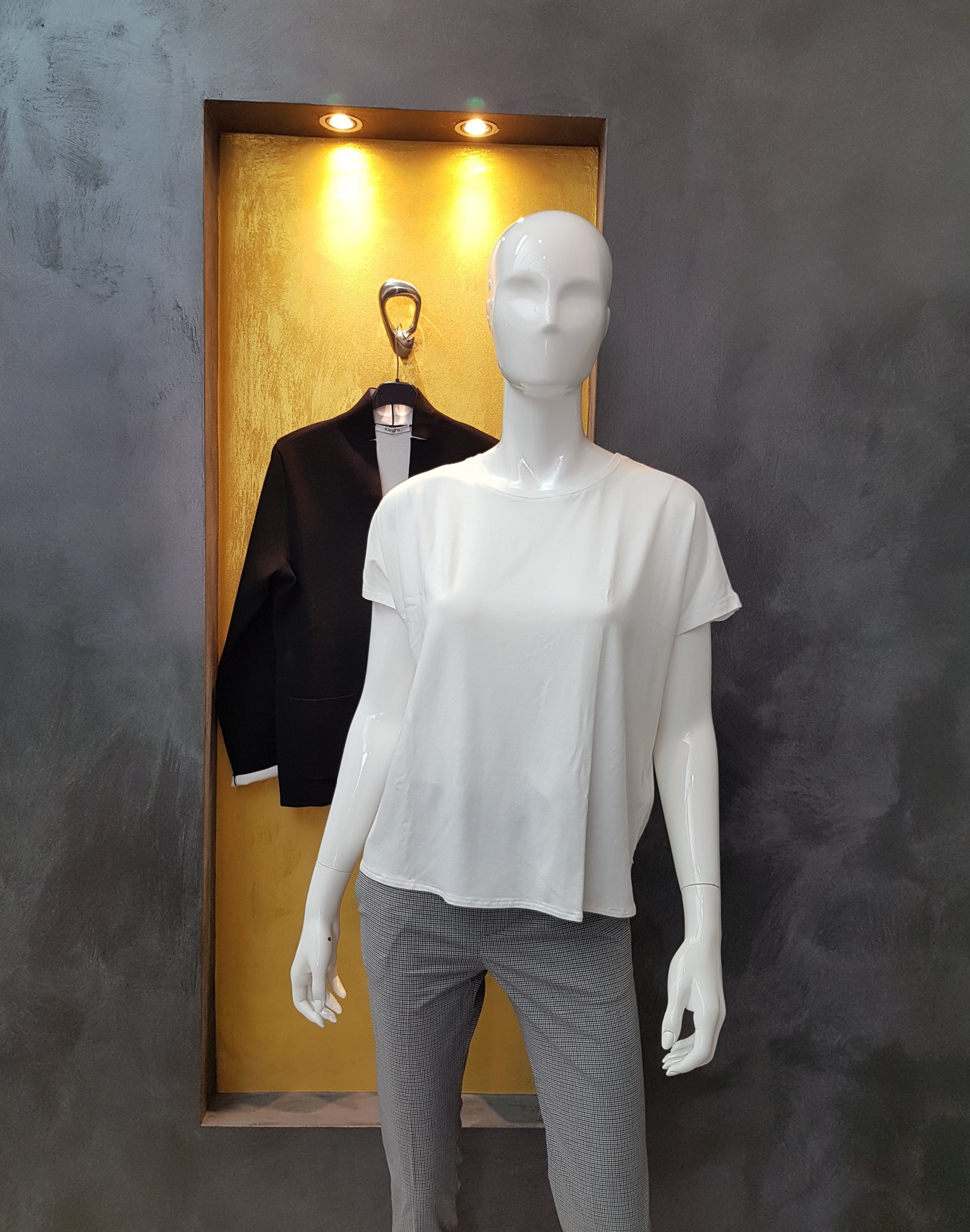 Maglia viscosa manica corta Majestic Mod.FTS390