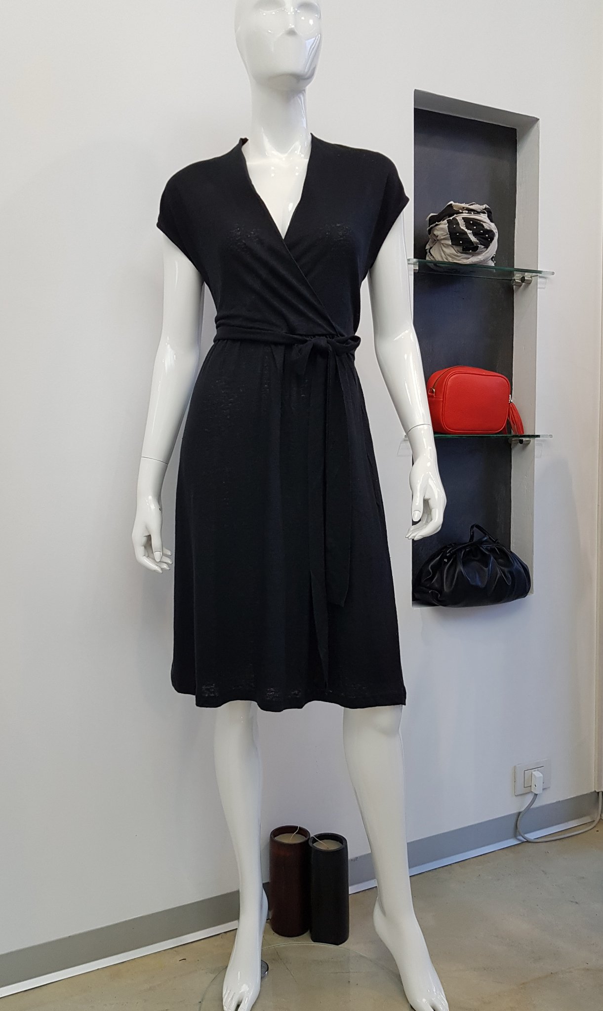 Abito donna incrociato Majestic Mod. FRO139