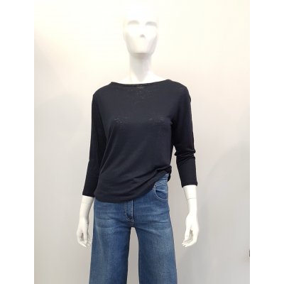 Maglia lino scollo barchetta Majestic Mod. FTS397