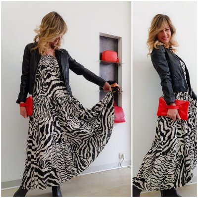 Giubbino biker in pelle Bully Mod. 6518