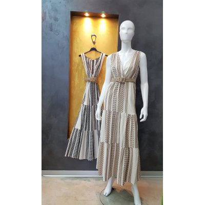 Abito lungo smanicato MOKI B Mod. 0302