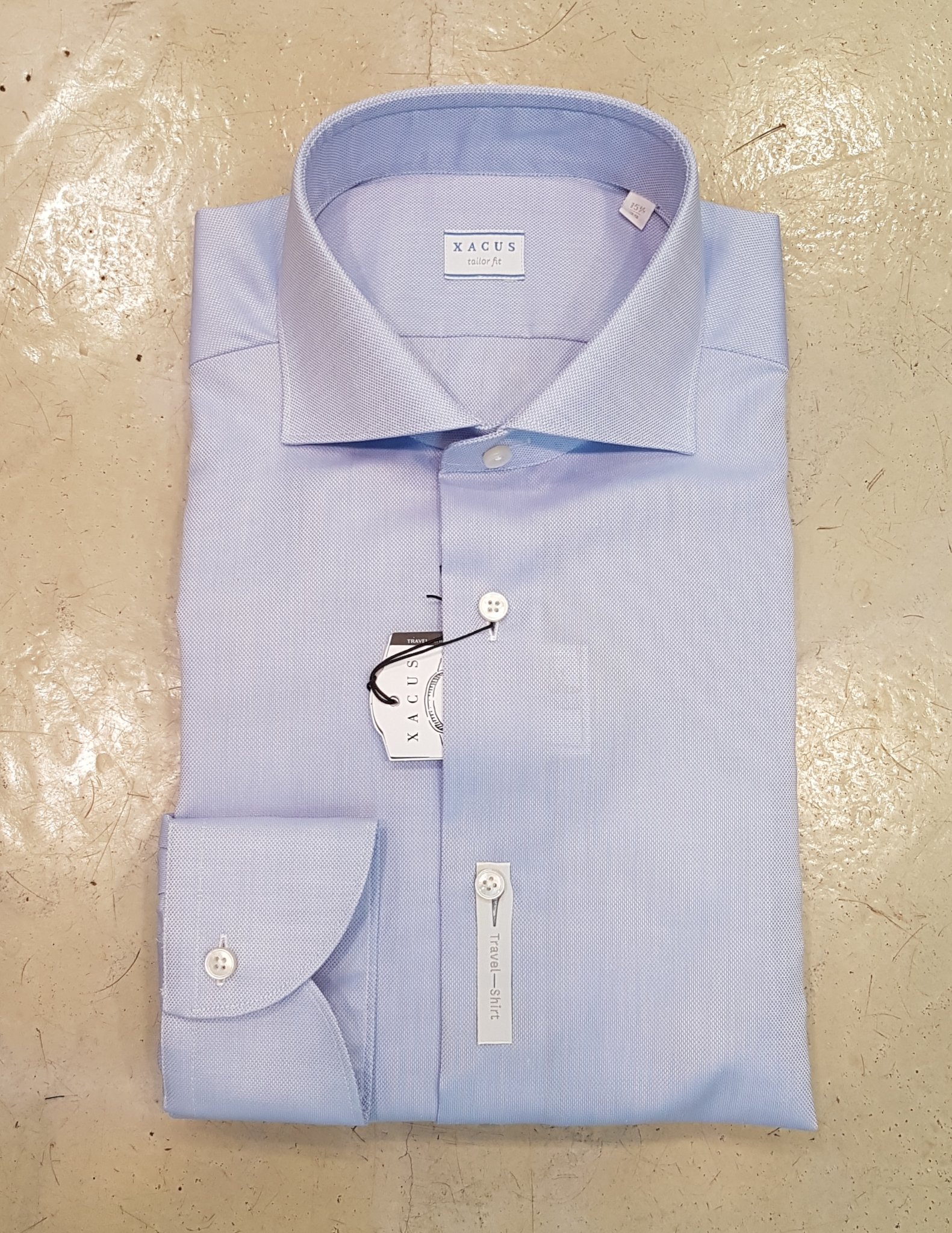 XACUS camicia no stiro azzurra Mod. 11393 WF526ML