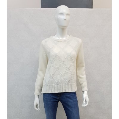 MAGLIA GIROCOLLO A ROMBI TON SUR TON KANGRA MOD. 371013