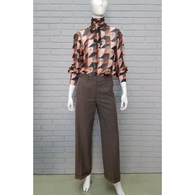 PANTALONE LARGO GESSATO MOD. DOROTEA NEW JAZZ