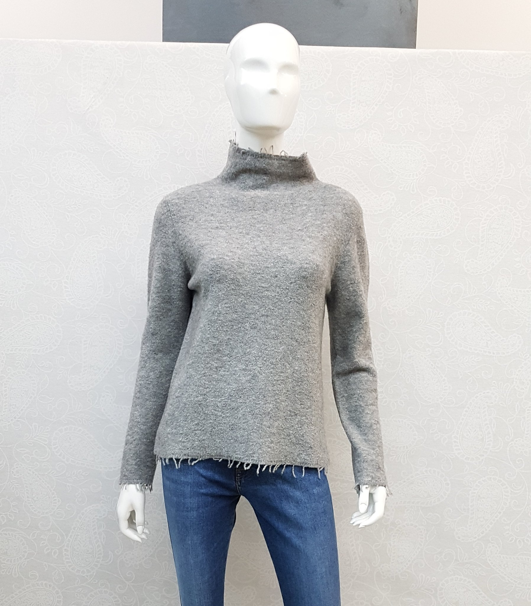 MAGLIA LUPETTO CON FRANGE KANGRA MOD. 362205