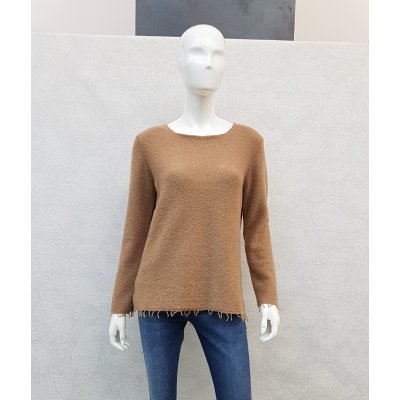 MAGLIA GIROCOLLO CON FRANGE KANGRA MOD. 362113