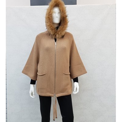 MANTELLA/GIACCA CON CAPPUCCIO CON PELO KANGRA MOD. 872097