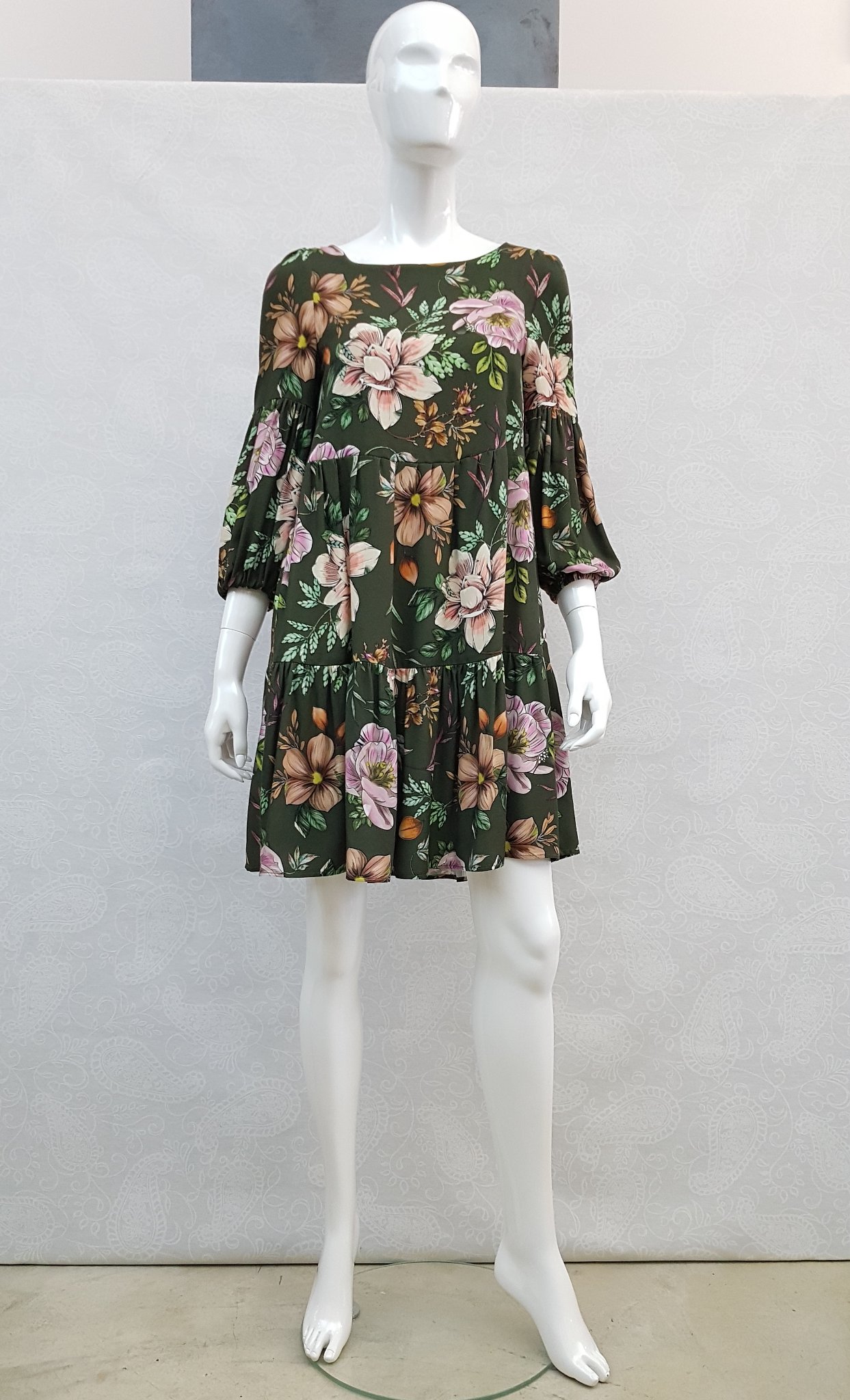 ABITO CORTO FANTASIA FLOREALE LUCKYLU MOD. 32LL-AB13TV