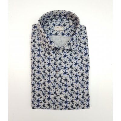 CAMICIA A FIORI XACUS MOD. 91503 748ML