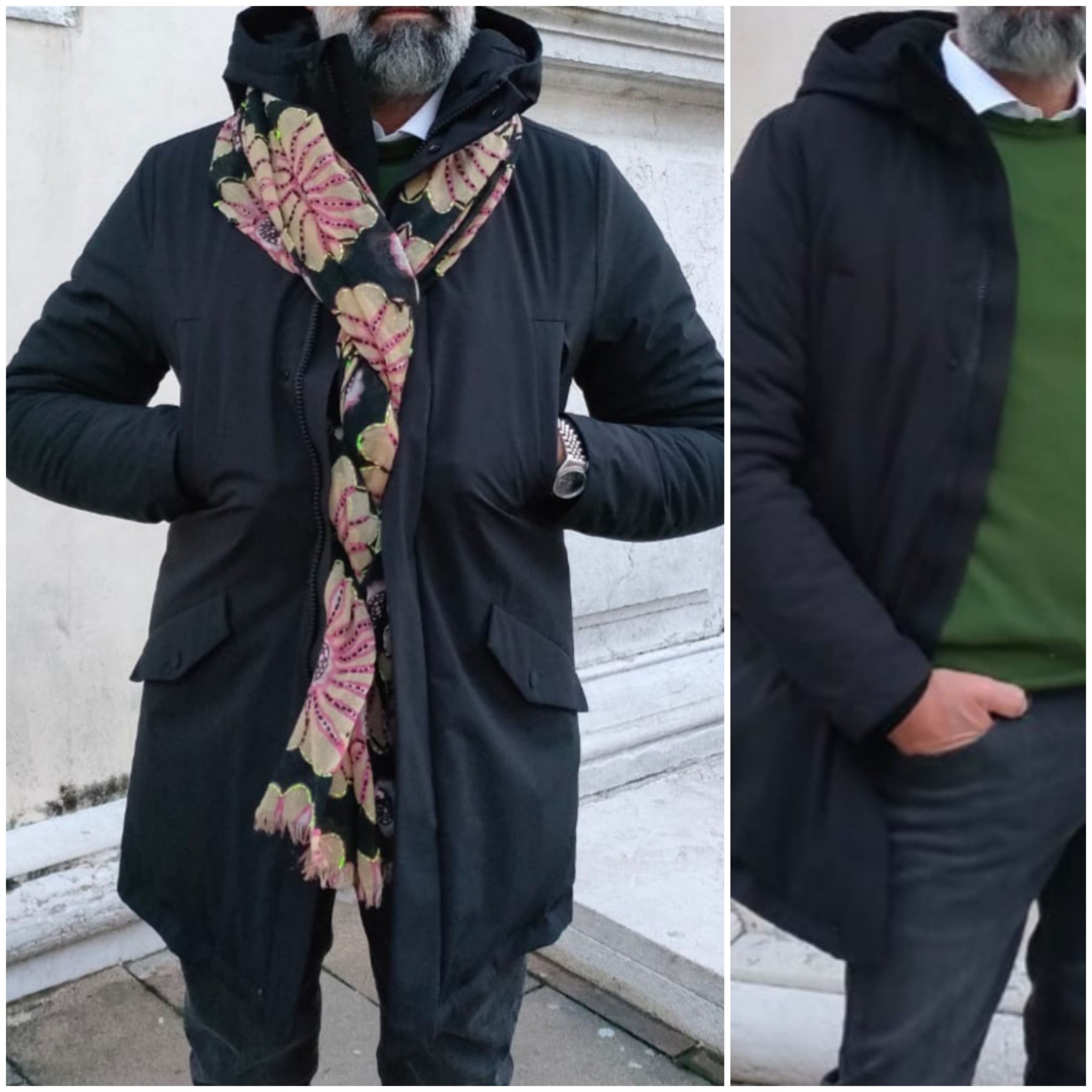 PIUMINO CON CAPPUCCIO PLEOPLE OF SHIBUYA MOD. KENJIRO PM766