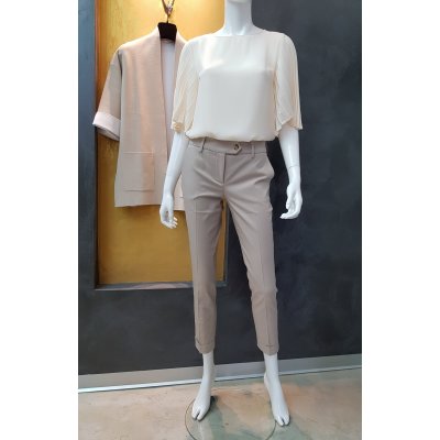 Pantalone donna Eughenes Mod. MICHELLE tinta unita