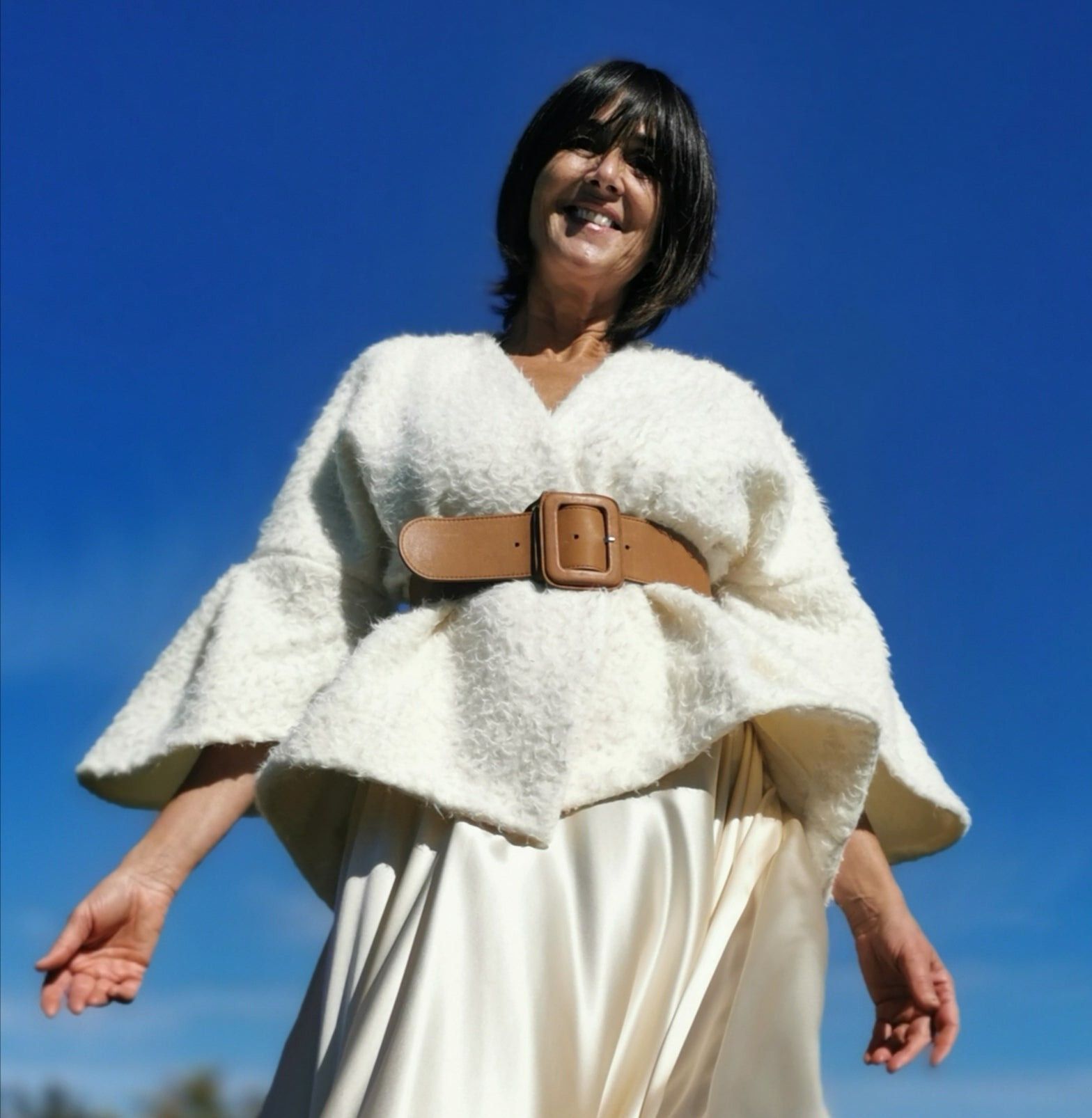 Giacca in lana Beatrice Amarantissima
