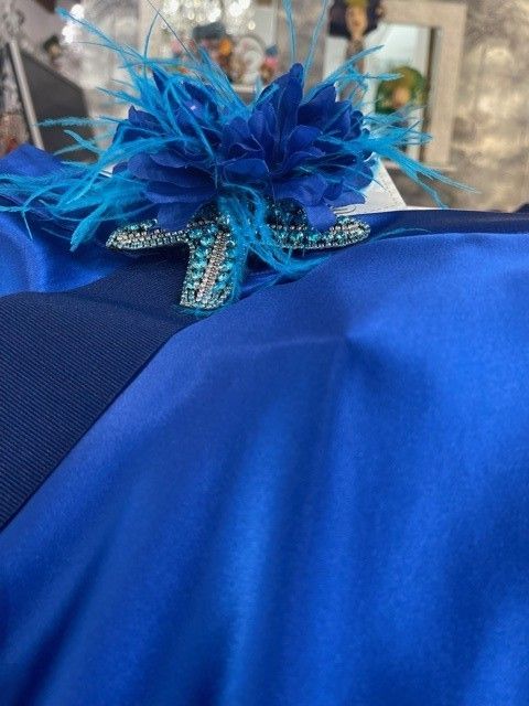 Cintura Floreale blu Amarantissima