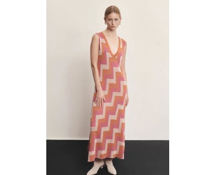 AKEP Abito Jacquard Lurex