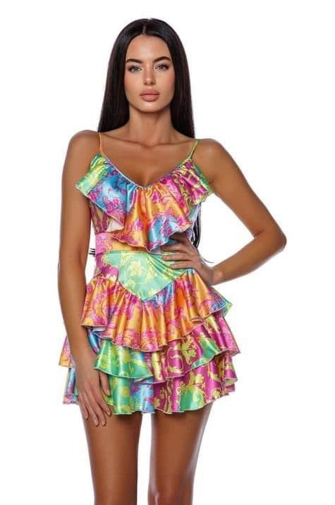 PRIVE Abito Shiny Russian Dress