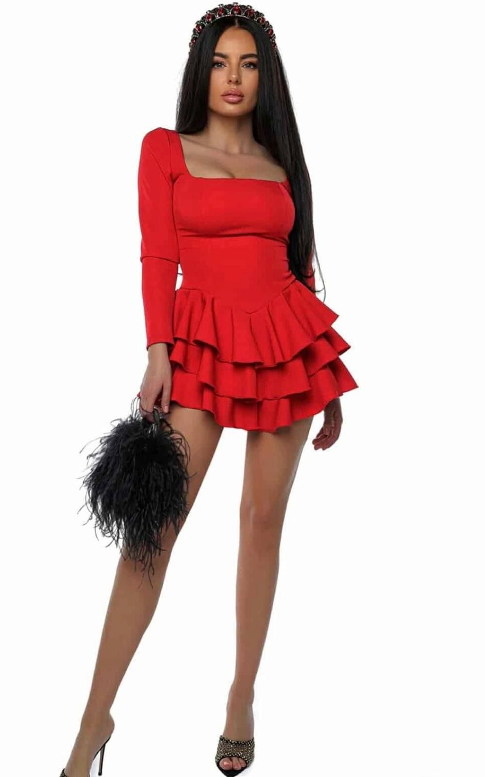 PRIVE Abito Classy Ruffle