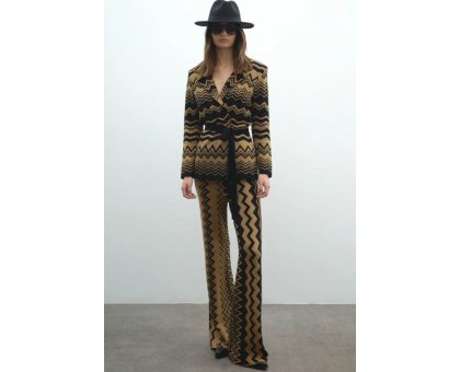 AKEP Giacca In Maglia Jacquard