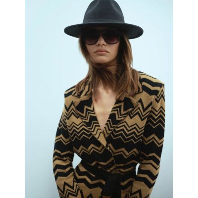 AKEP Giacca In Maglia Jacquard