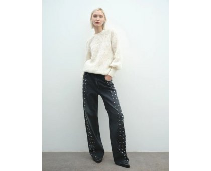 AKEP modello Pull In Maglia Punto Pizzo