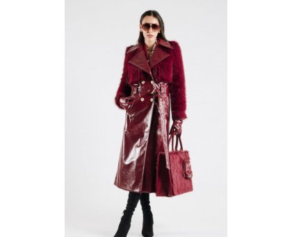 BABYLON Cappotto Con Pelliccia