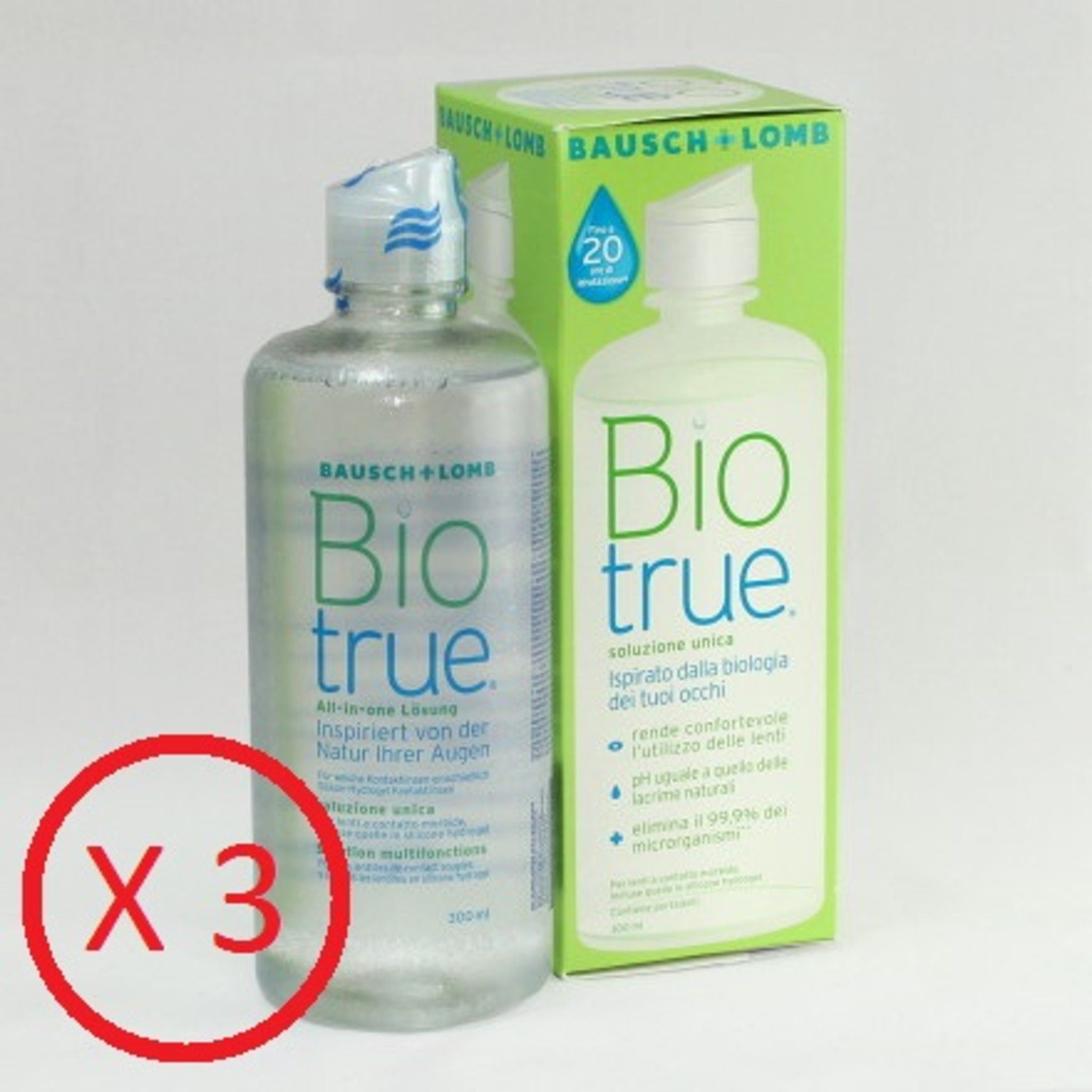 TRIPACK BAUSCH+LOMB bio true 300ml