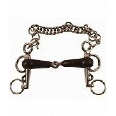 PELHAM SNODATO RIVESTITO GOMMA INOX