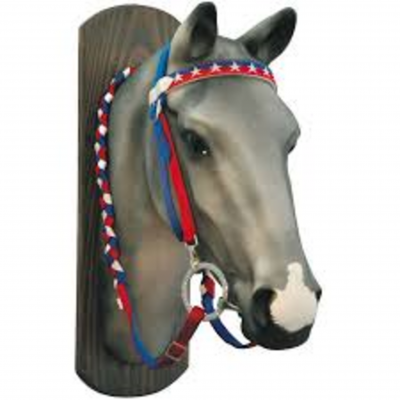 TESTIERA IN NYLON LAKOTA STELLE E STRISCE