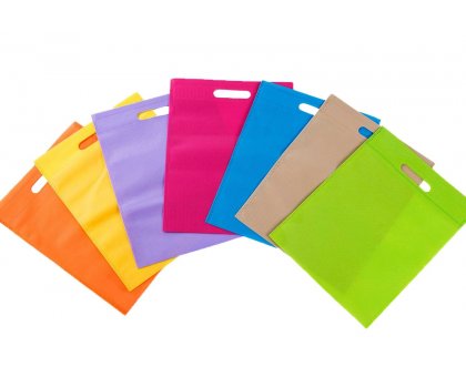 Shopper HD my 60 materiale colorato fagiolo 18+10x30