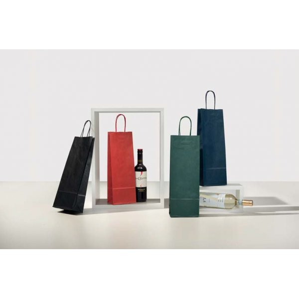 Portabottiglie Sealing avana colorato stampato  14+8.5x39.5 gr. 110