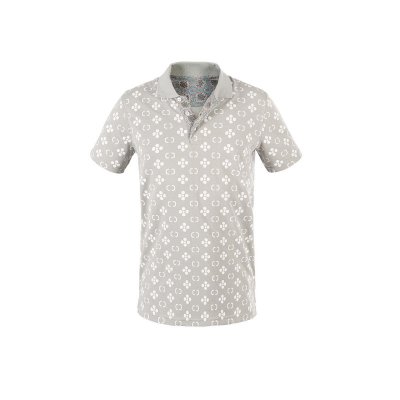 Polo Patrizio Grigio Stampa