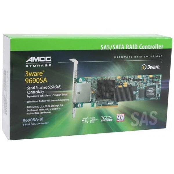 Controller 3Ware Escalade 9690SA-8I-KIT SAS/SATA PCI-EX E.I.