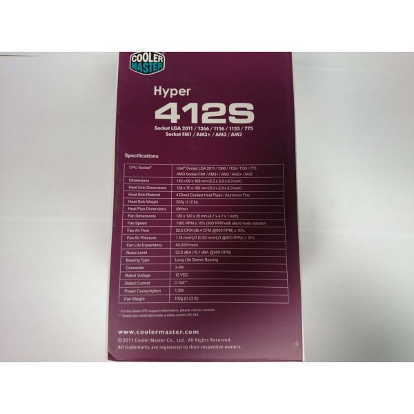 Dissipatore Cpu Cooler Hyper CMY412S LGA1155 Cooler Master