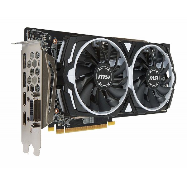 MSI Radeon RX 580 ARMOR 8G OC Scheda Grafica, Nero