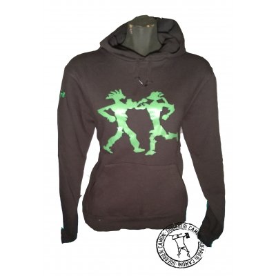 Felpa Incisioni Rupestri Pugili Camuni Unisex Nera