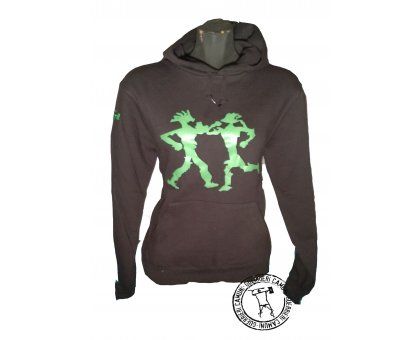 Felpa Incisioni Rupestri Pugili Camuni Unisex Nera