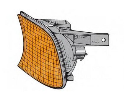 FANALINO ANTERIORE DX BMW SERIE 5 1991-> COD. EUROLITES 20264122