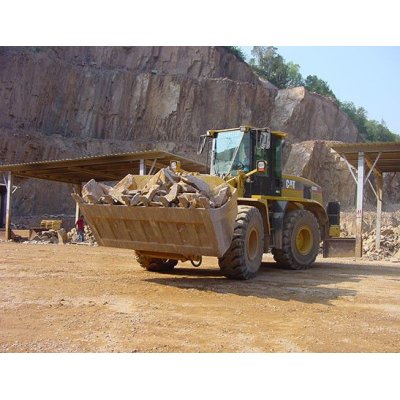 Benna standard - Rinforzata - Materiali leggeri - Alto ribaltamento - Griglia di chiusura - Roccia - Forca Pallet