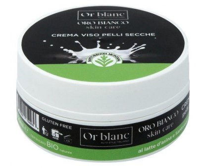 Crema viso pelli secche Bio al latte d'asina 50 ml