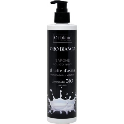 Sapone liquido mani Bio al latte d'asina 300 ml