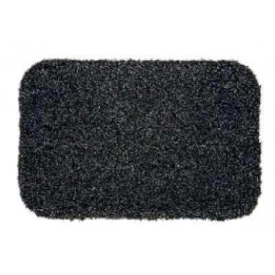 TAPPETO NERO/GRIGIO 50X75 CM